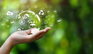 Graphic to demonstrate sustainable manufacturing